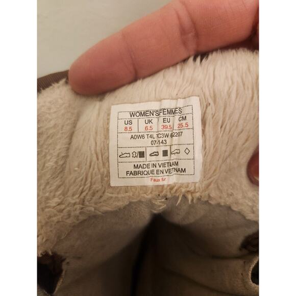 THE NORTH FACE Boots Women's Size 8.5 Brown Shellista II Lace Mid Snow Boot Read - Picture 5 of 10